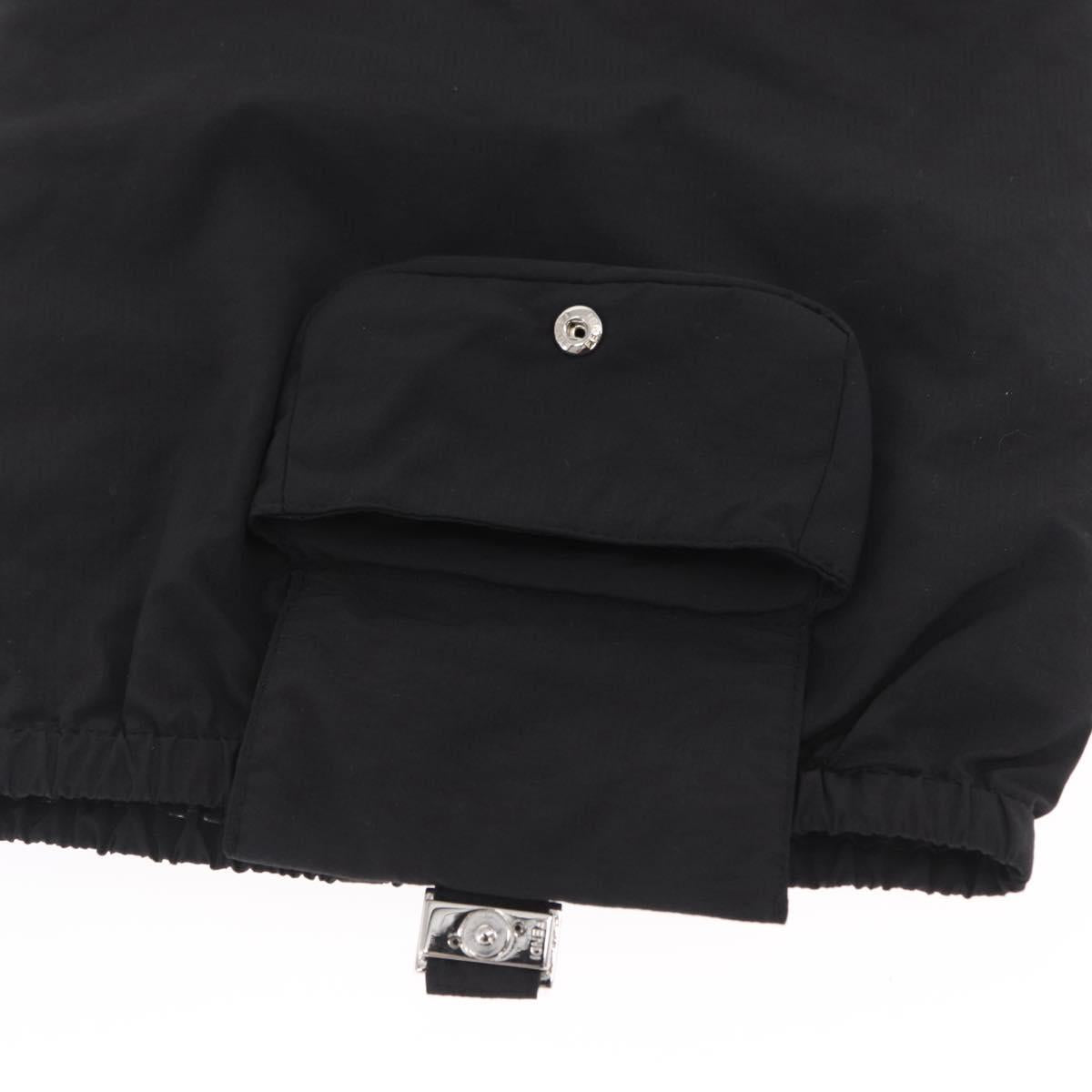 FENDI Leg Warmers Nylon Black Auth 163473V