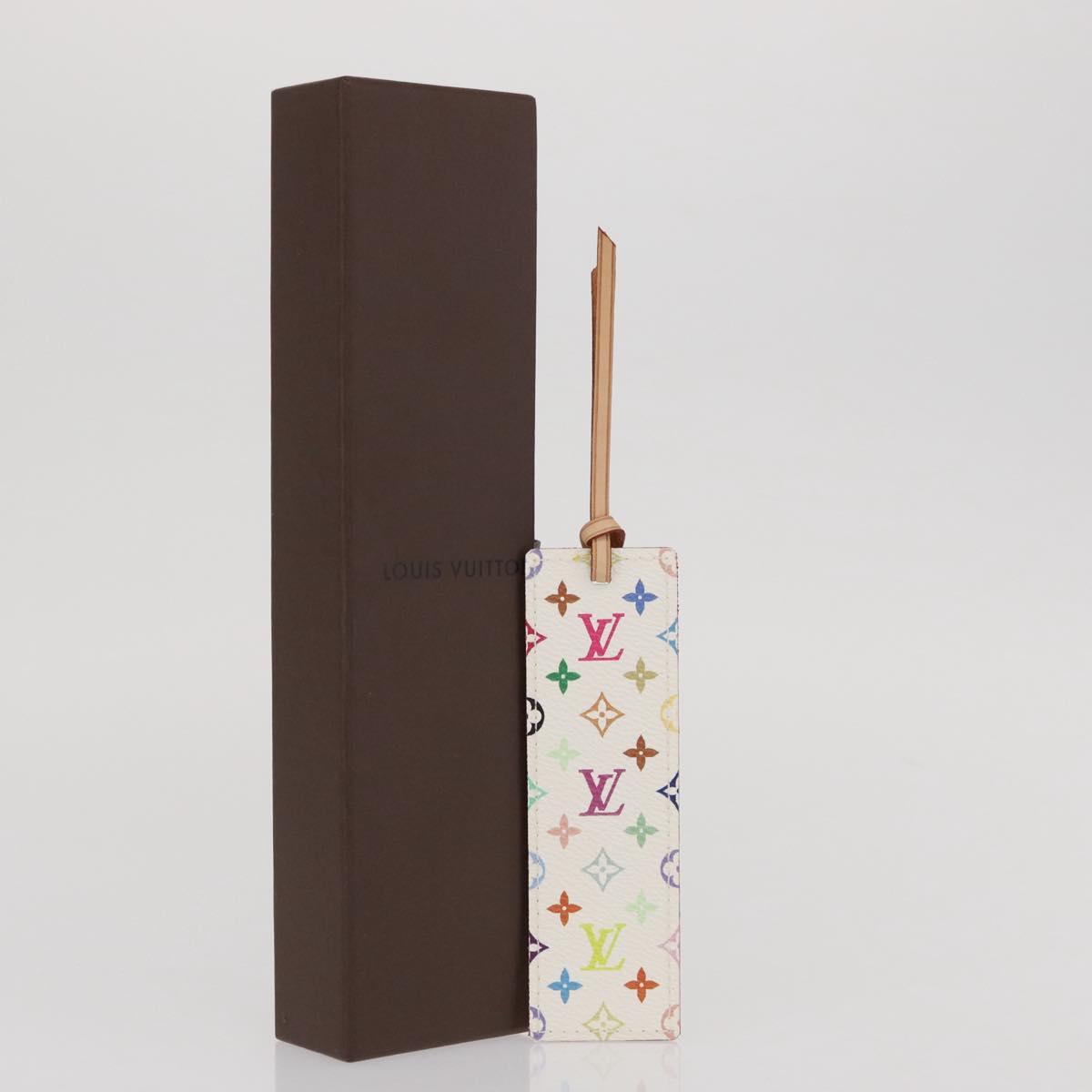 LOUIS VUITTON Monogram Multicolor Mark Page Kadu Bookmark M99196 LV Auth 163475V