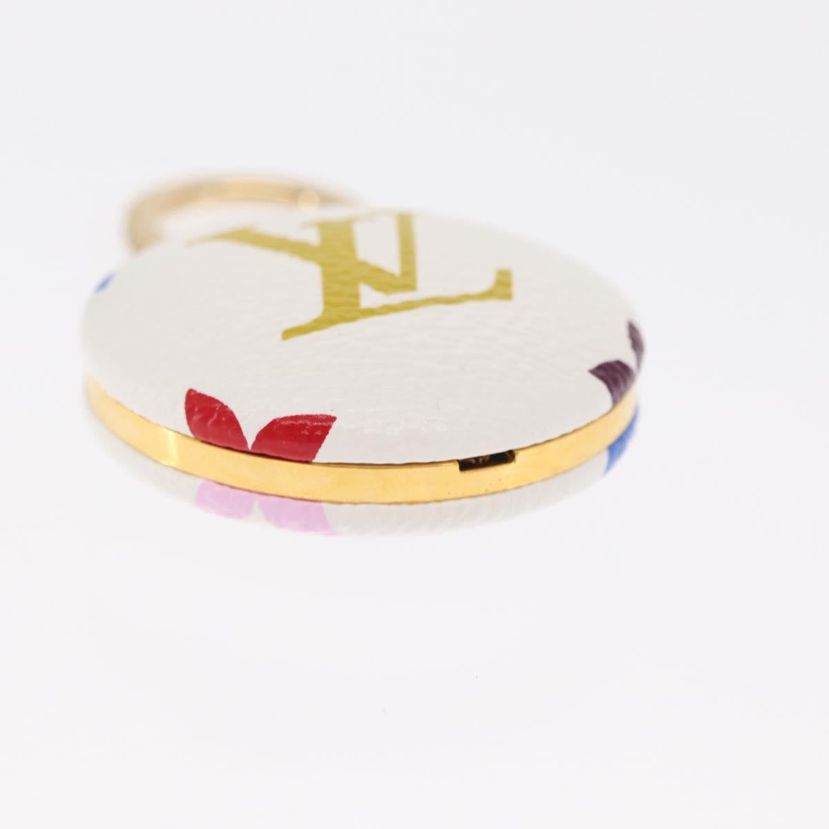 LOUIS VUITTON Monogram Multicolor Astropill Charm White M51911 LV Auth 163476SAV