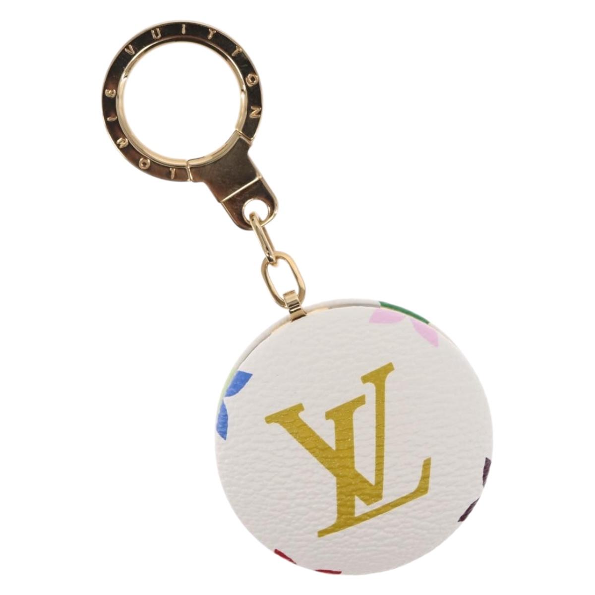 LOUIS VUITTON Monogram Multicolor Astropill Charm White M51911 LV Auth 163476SAV