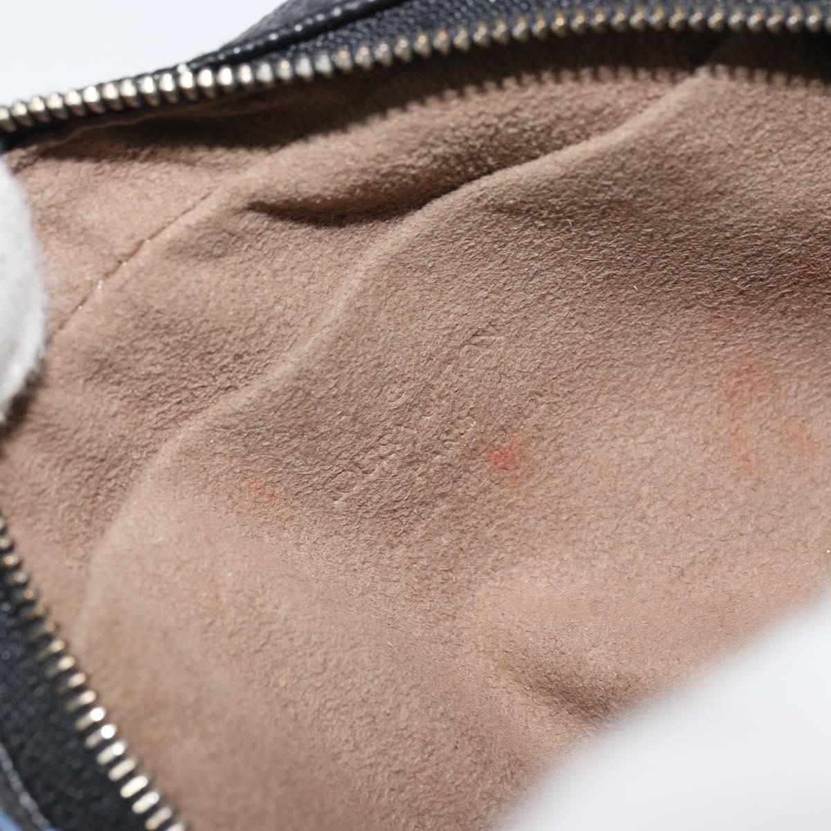 LOUIS VUITTON Monogram Multicolor Trousse Wapity Pouch Black M58034 Auth 163481