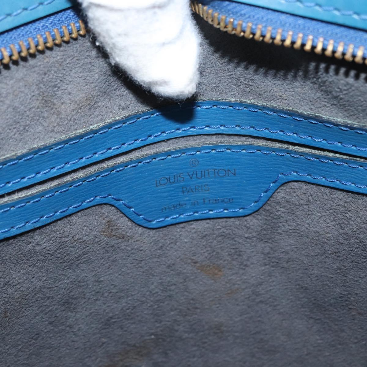 LOUIS VUITTON Epi Saint Jacques Shoulder Bag Blue M52275 LV Auth 163506