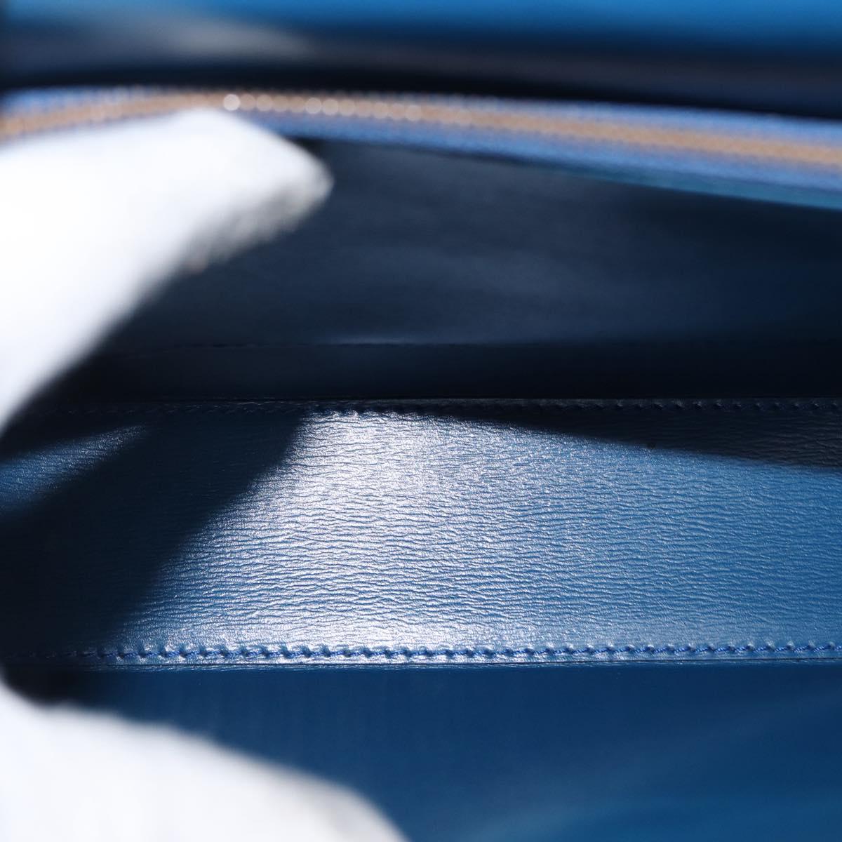 LOUIS VUITTON Epi Malesherbes Hand Bag Blue M52375 LV Auth 163509
