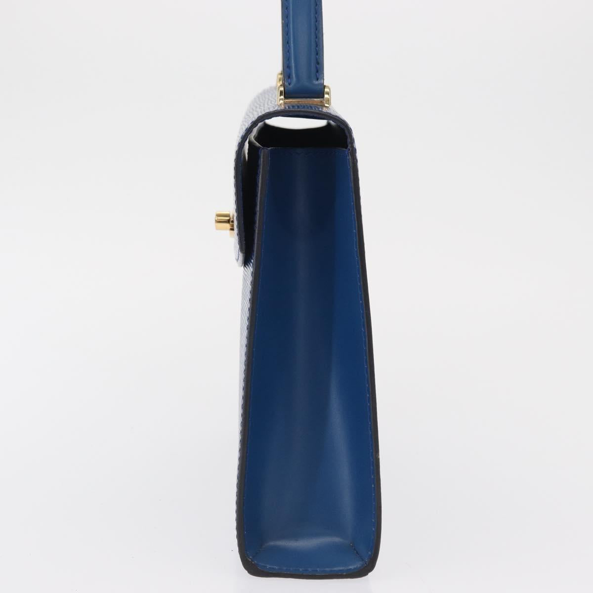 LOUIS VUITTON Epi Malesherbes Hand Bag Blue M52375 LV Auth 163509