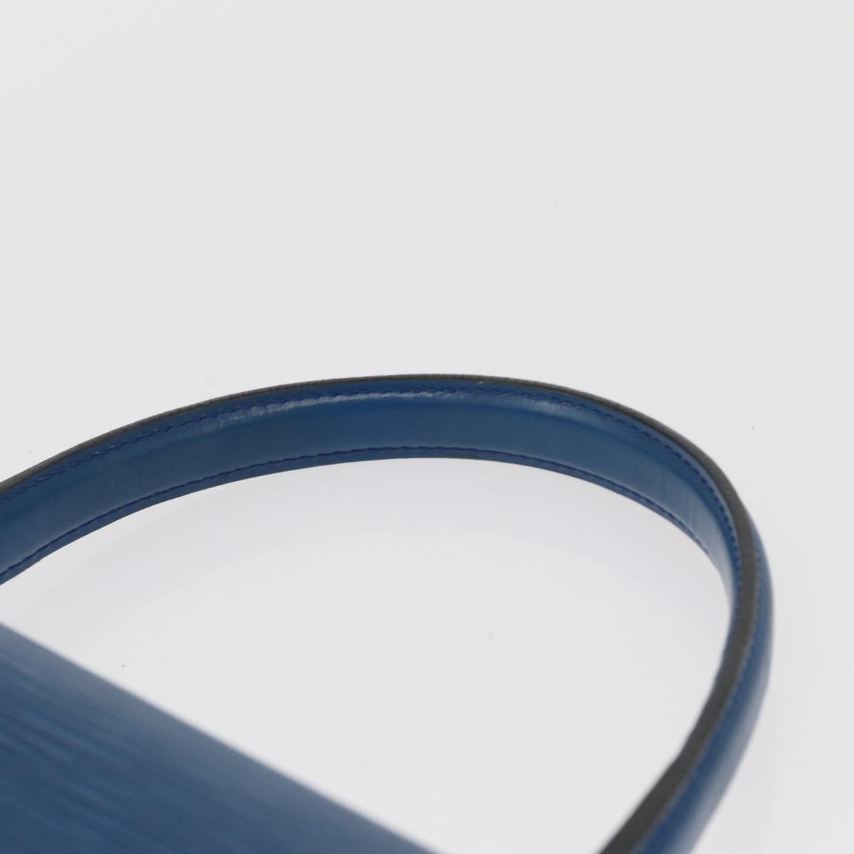 LOUIS VUITTON Epi Malesherbes Hand Bag Blue M52375 LV Auth 163509