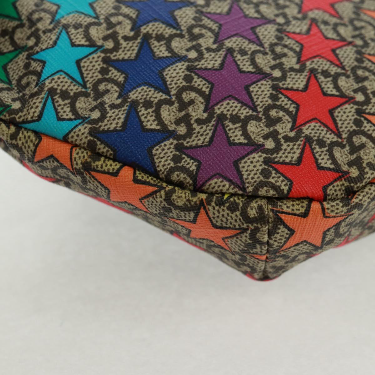 GUCCI Children GG Supreme Waist bag PVC Beige Silver 502095 Auth 163511V