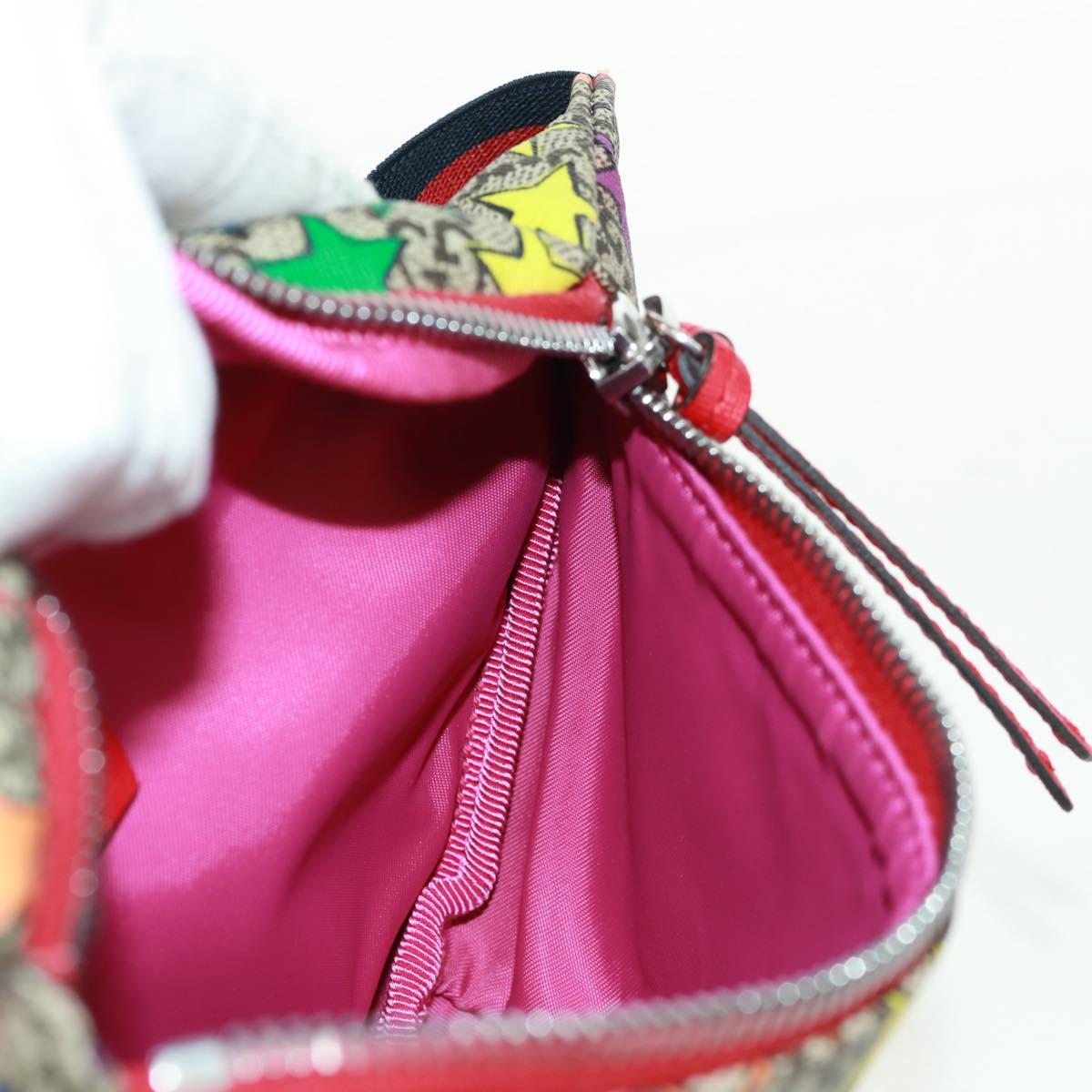 GUCCI Children GG Supreme Waist bag PVC Beige Silver 502095 Auth 163511V