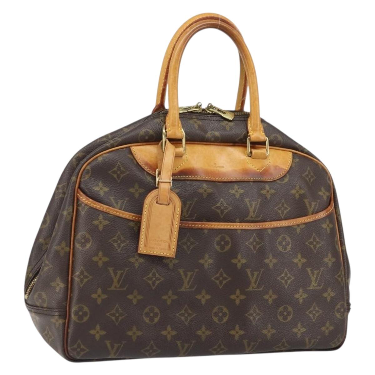 LOUIS VUITTON Monogram Deauville Hand Bag M47270 LV Auth 163514