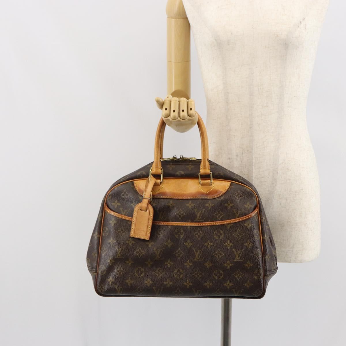 LOUIS VUITTON Monogram Deauville Hand Bag M47270 LV Auth 163514