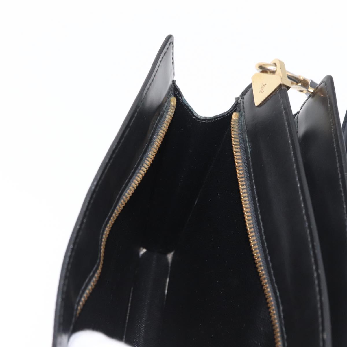 LOUIS VUITTON Epi Angian Shoulder Bag 2way Black M52112 LV Auth 163521
