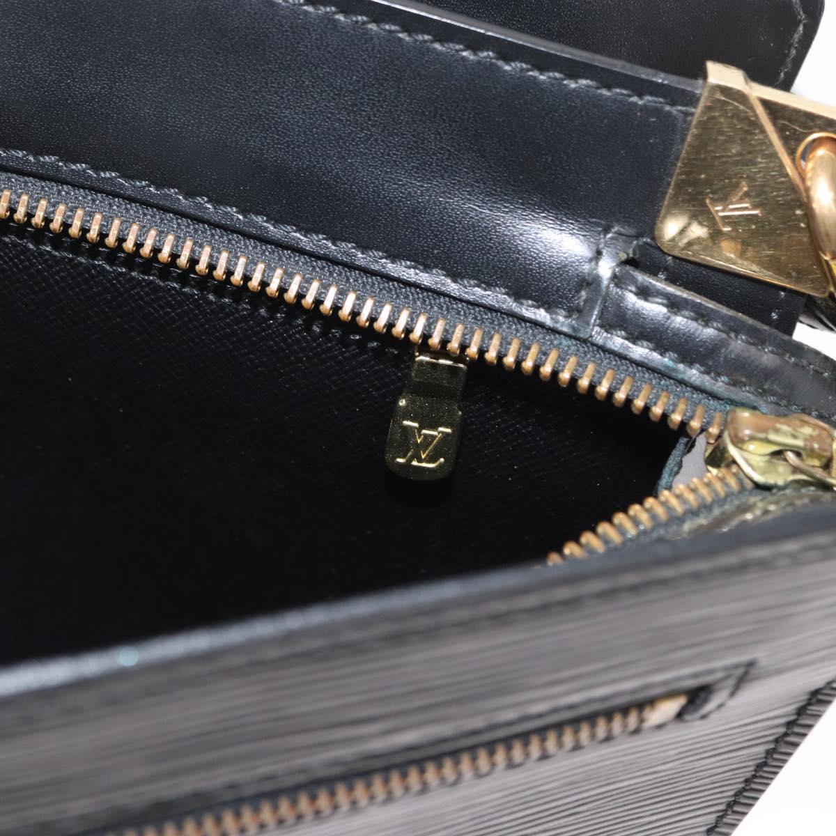 LOUIS VUITTON Epi Angian Shoulder Bag 2way Black M52112 LV Auth 163521