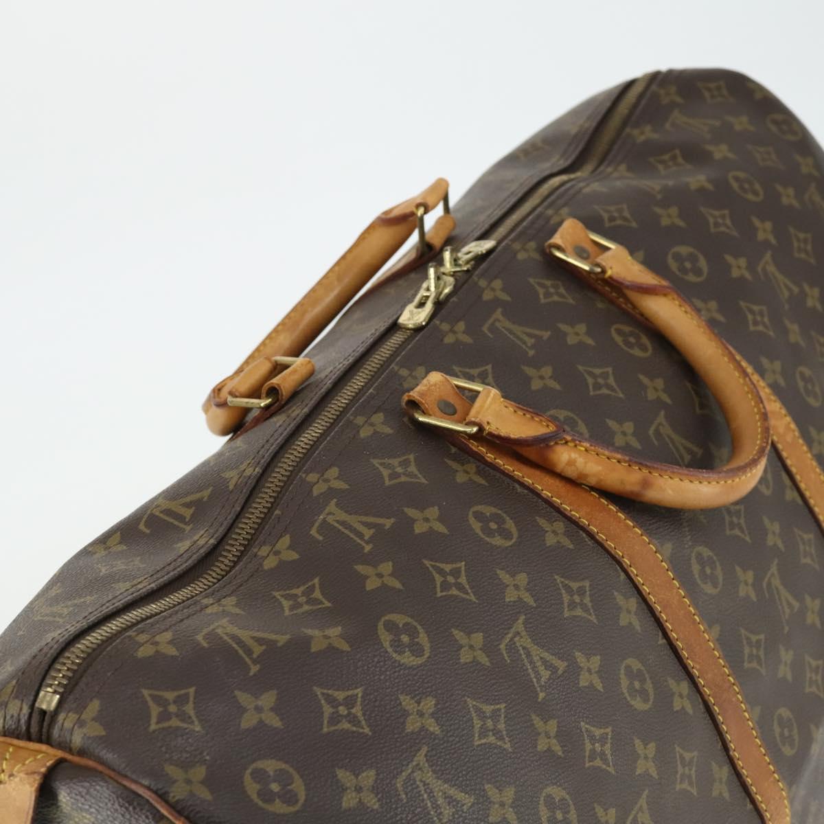 LOUIS VUITTON Monogram Keepall 60 Boston Bag M41422 LV Auth 163530