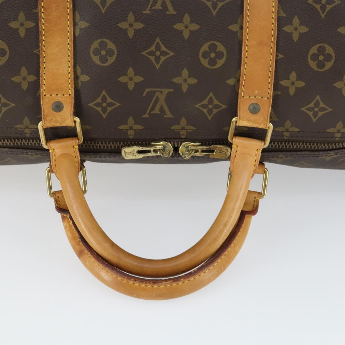 LOUIS VUITTON Monogram Keepall 60 Boston Bag M41422 LV Auth 163530