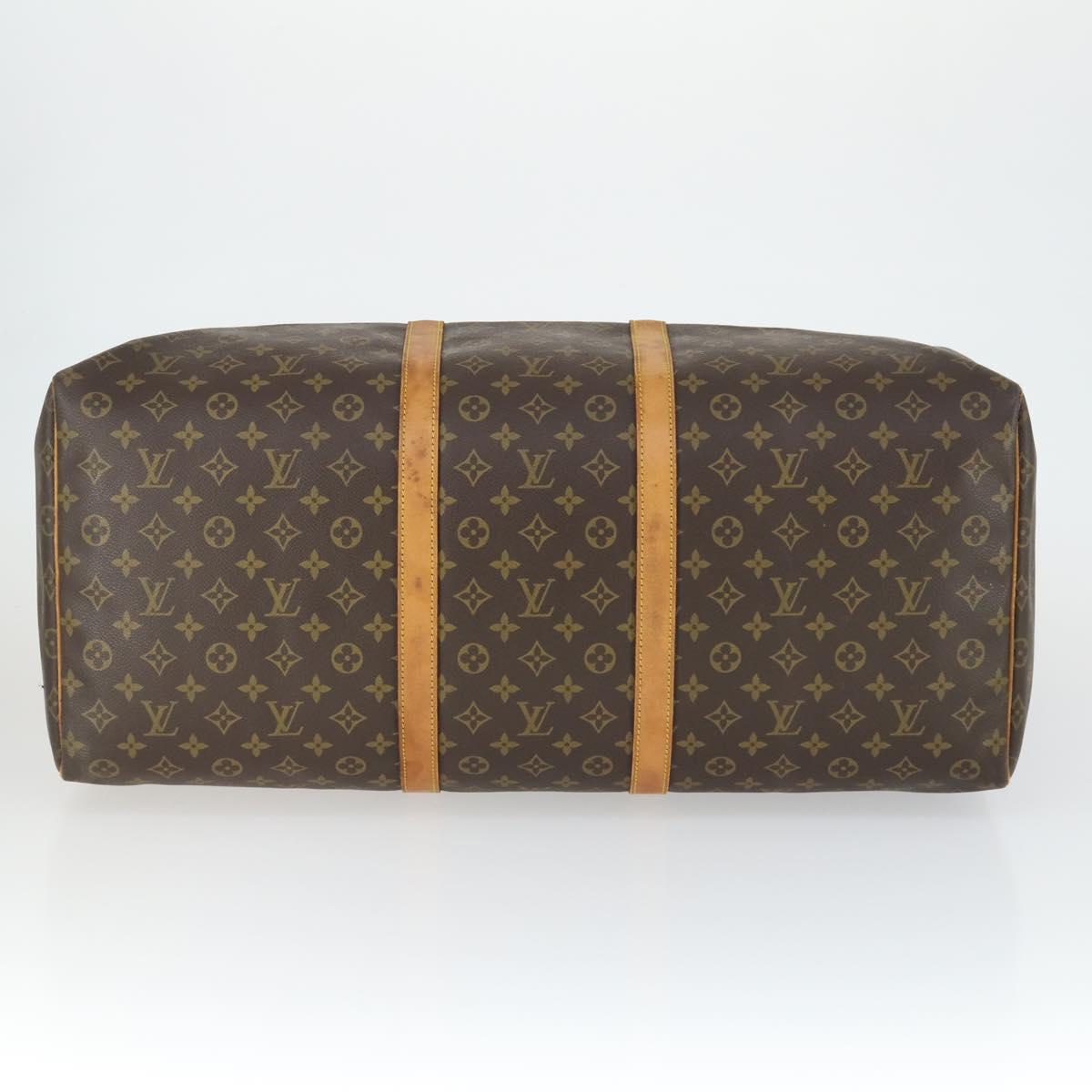 LOUIS VUITTON Monogram Keepall 60 Boston Bag M41422 LV Auth 163530