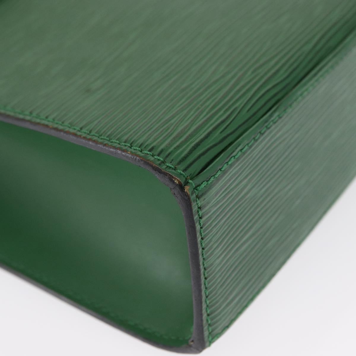 LOUIS VUITTON Epi Malesherbes Hand Bag Green M52374 LV Auth 163535