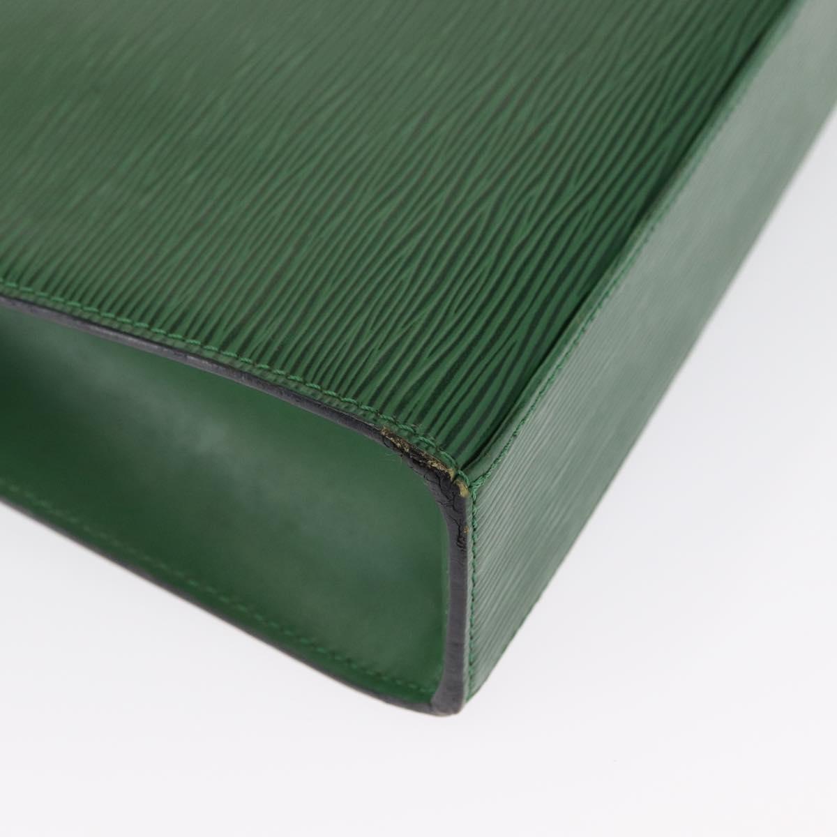 LOUIS VUITTON Epi Malesherbes Hand Bag Green M52374 LV Auth 163535