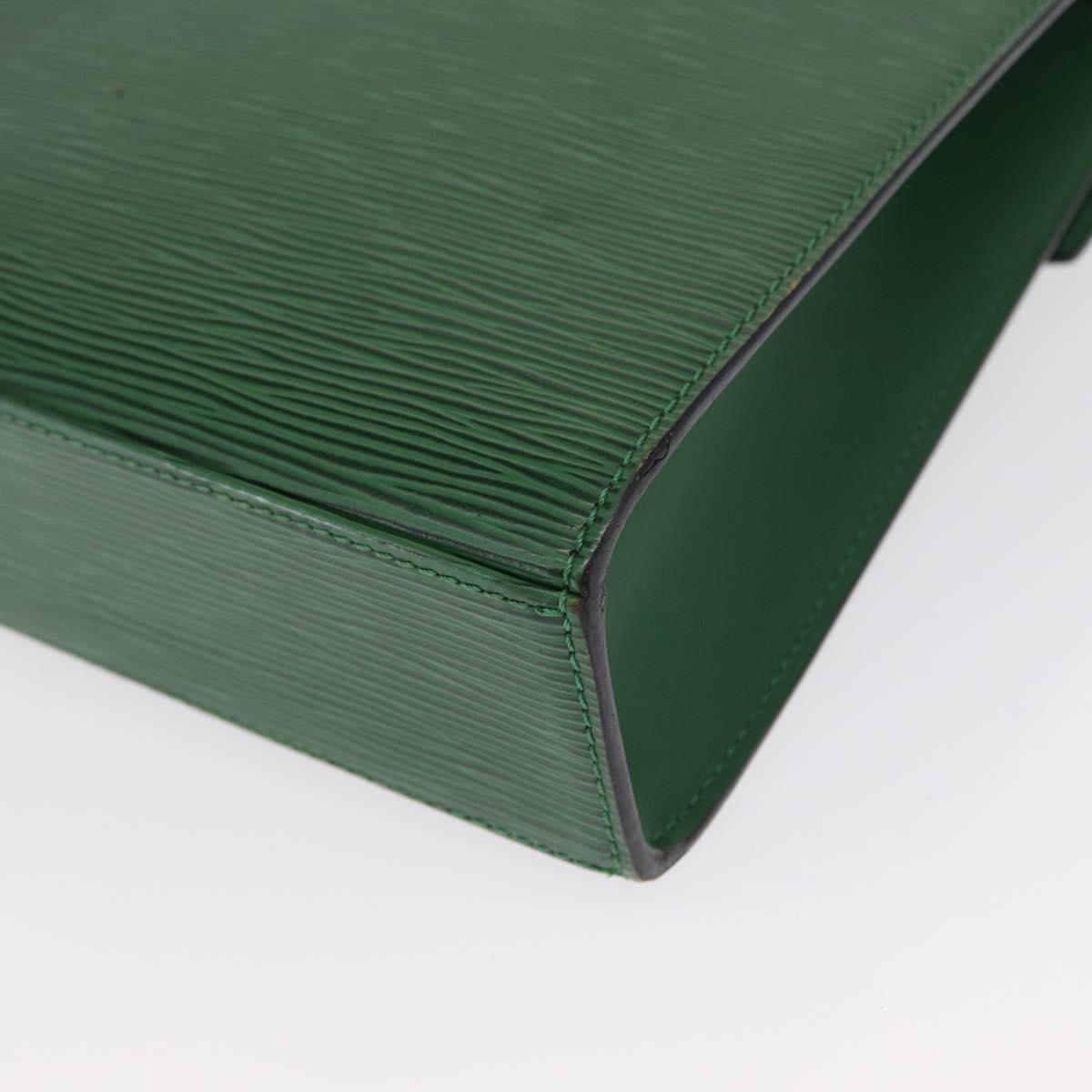 LOUIS VUITTON Epi Malesherbes Hand Bag Green M52374 LV Auth 163535