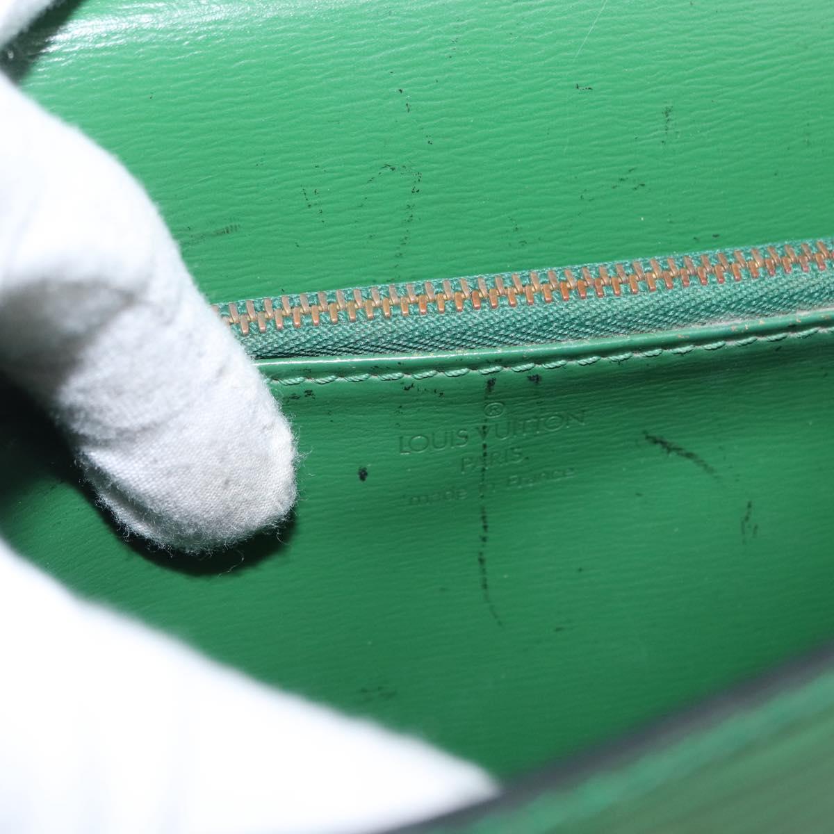 LOUIS VUITTON Epi Malesherbes Hand Bag Green M52374 LV Auth 163535