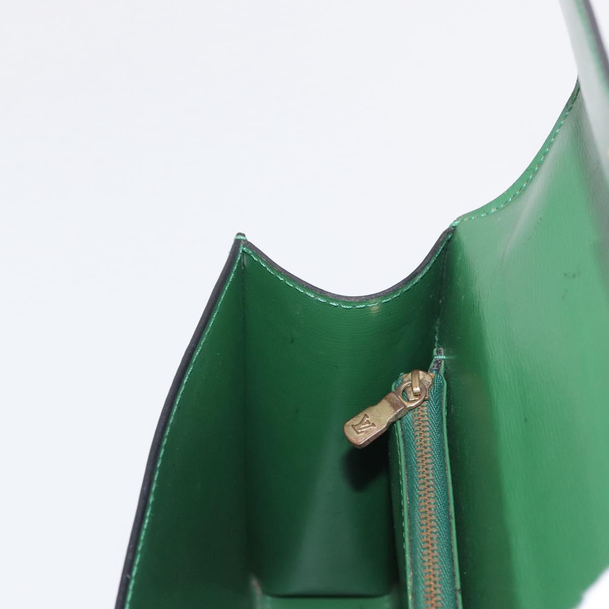 LOUIS VUITTON Epi Malesherbes Hand Bag Green M52374 LV Auth 163535