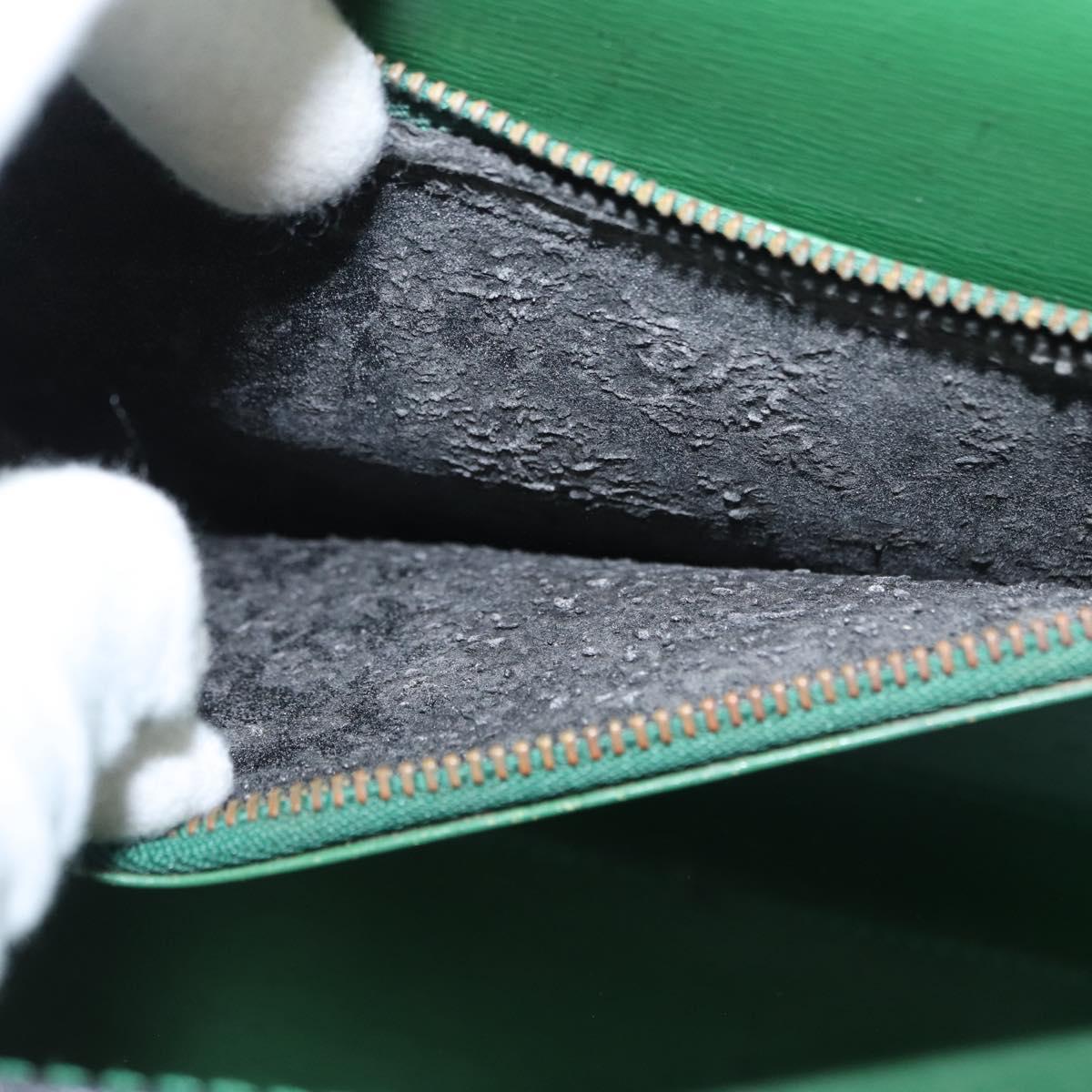 LOUIS VUITTON Epi Malesherbes Hand Bag Green M52374 LV Auth 163535