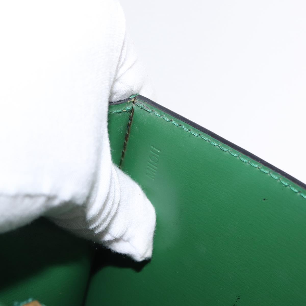 LOUIS VUITTON Epi Malesherbes Hand Bag Green M52374 LV Auth 163535