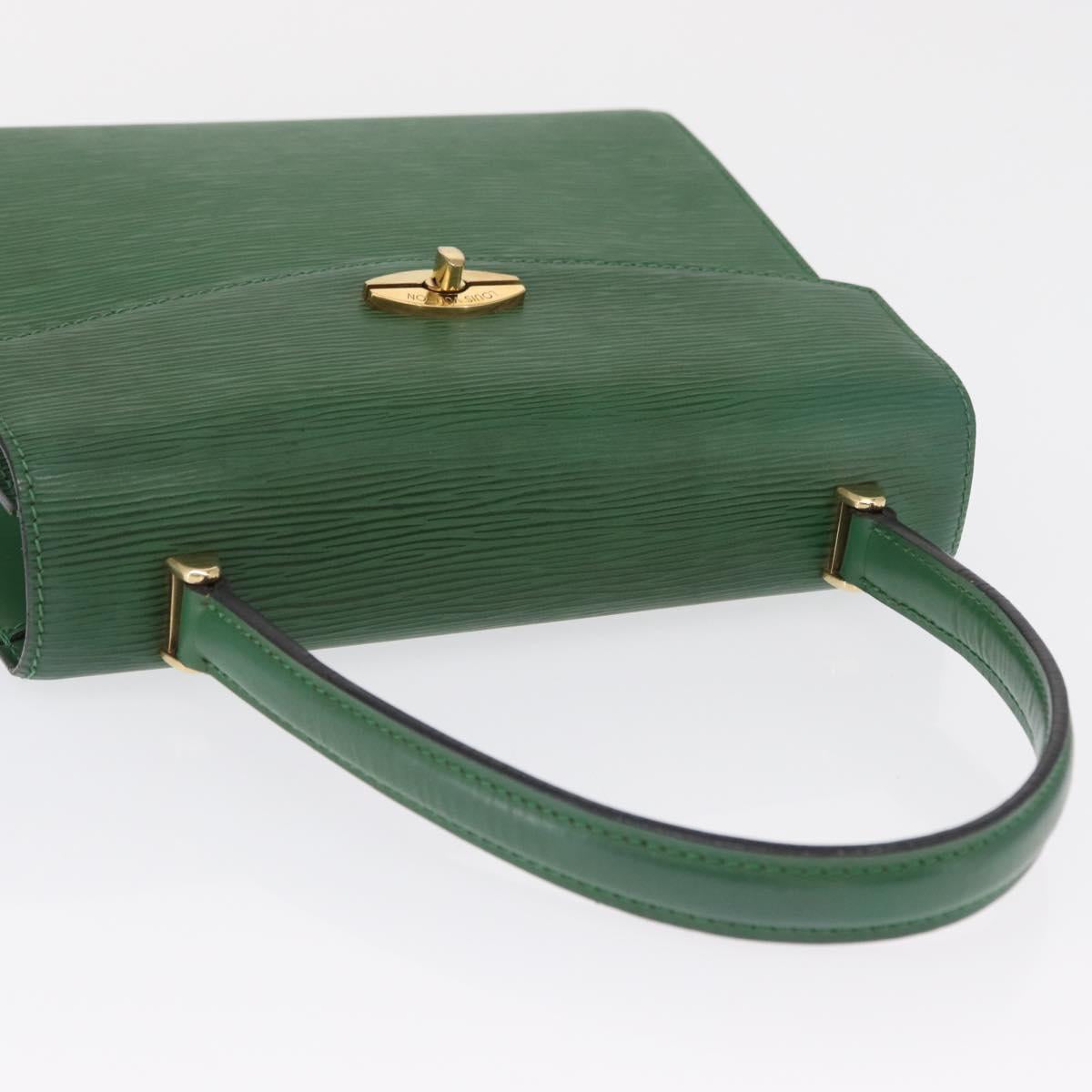 LOUIS VUITTON Epi Malesherbes Hand Bag Green M52374 LV Auth 163535