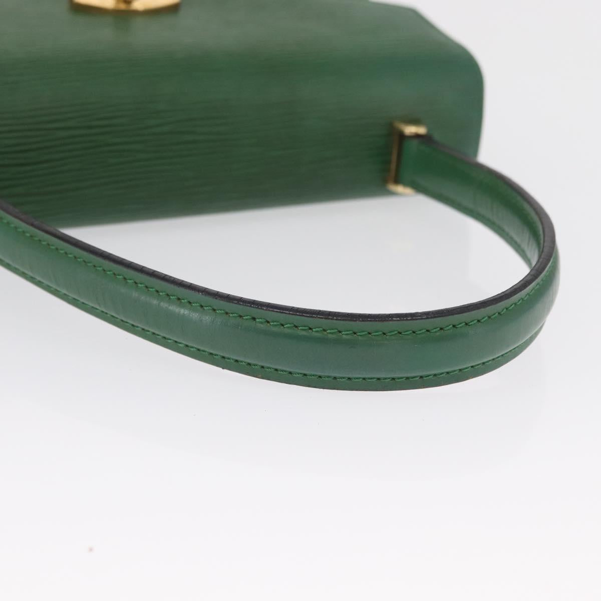 LOUIS VUITTON Epi Malesherbes Hand Bag Green M52374 LV Auth 163535