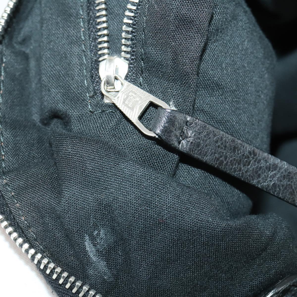 BALENCIAGA The Classic Day Shoulder Bag Leather Black 272409 Auth 163552