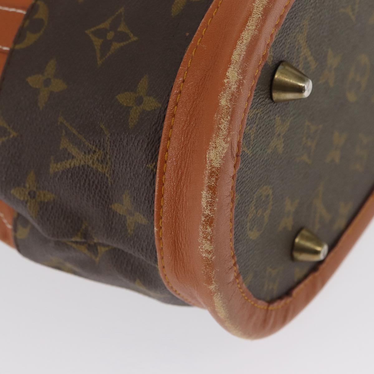 LOUIS VUITTON Monogram Bucket PM Shoulder Bag USA limited M42238 LV Auth 163583