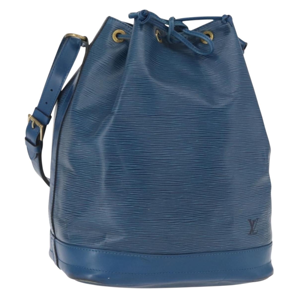 LOUIS VUITTON Epi Noe Shoulder Bag Toledo Blue M44005 LV Auth 163588