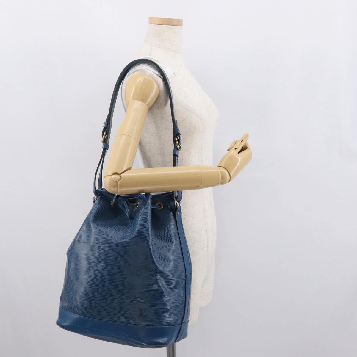 LOUIS VUITTON Epi Noe Shoulder Bag Toledo Blue M44005 LV Auth 163588