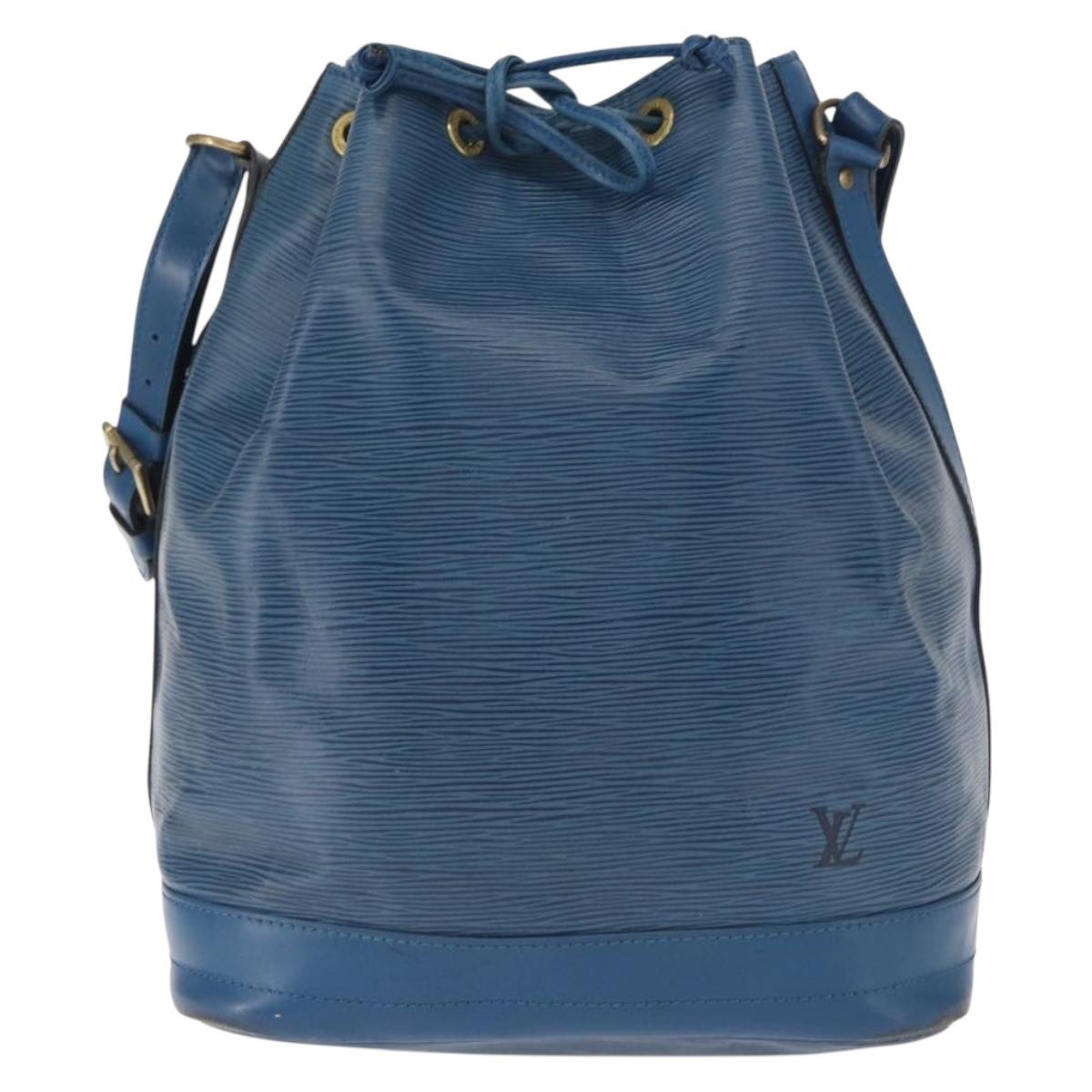 LOUIS VUITTON Epi Noe Shoulder Bag Toledo Blue M44005 LV Auth 163588