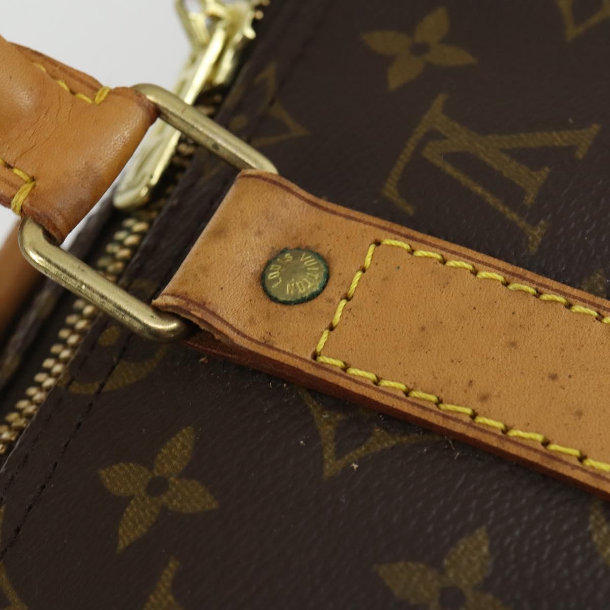 LOUIS VUITTON Monogram Keepall 50 Boston Bag M41426 LV Auth 163595