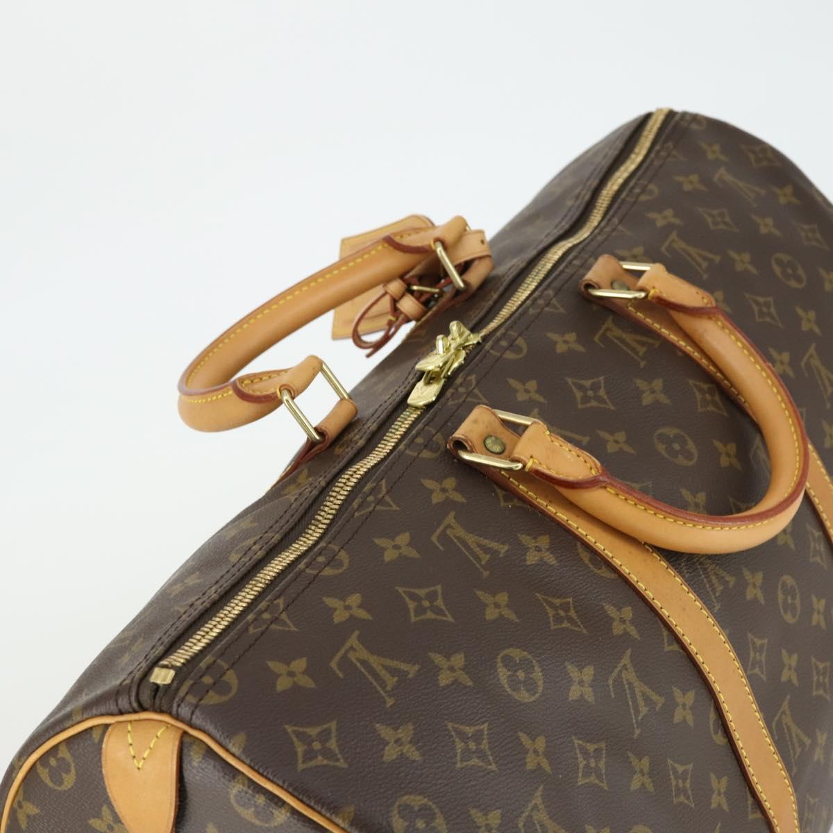 LOUIS VUITTON Monogram Keepall 50 Boston Bag M41426 LV Auth 163595