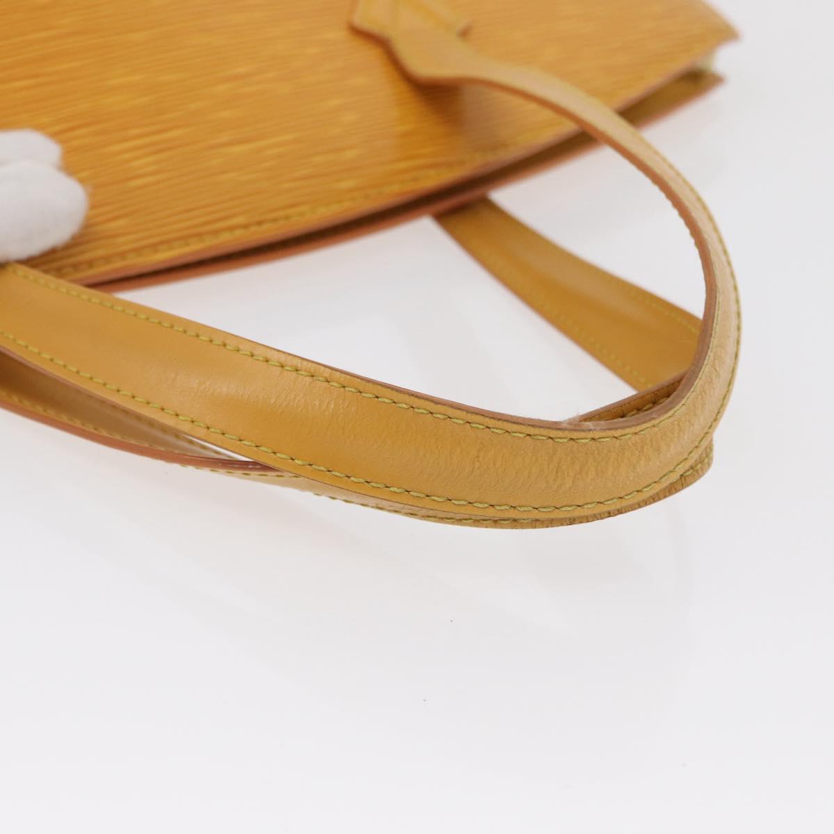 LOUIS VUITTON Epi Saint Jacques Hand Bag Yellow M52279 LV Auth 163604