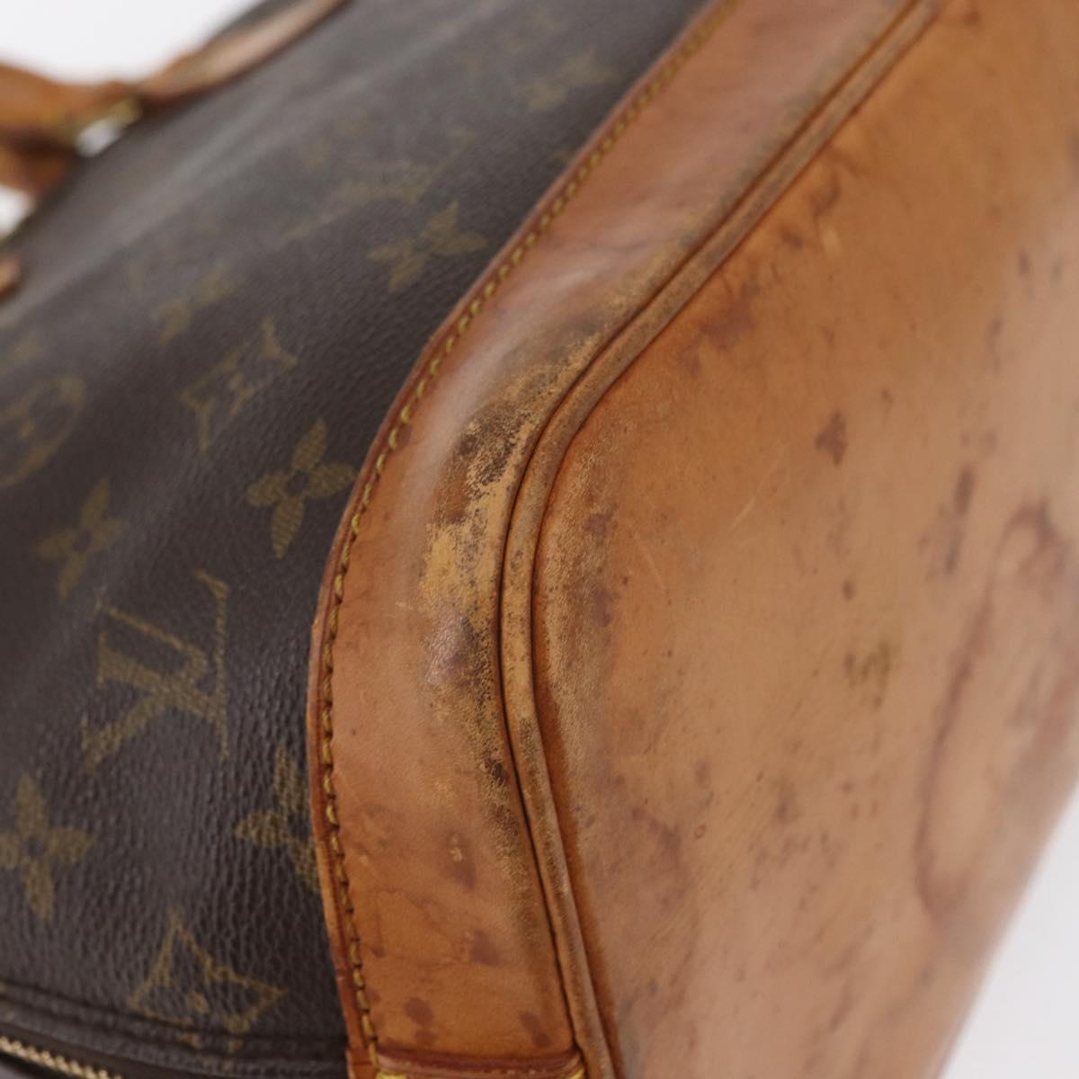 LOUIS VUITTON Monogram Alma Hand Bag M51130 LV Auth 163608
