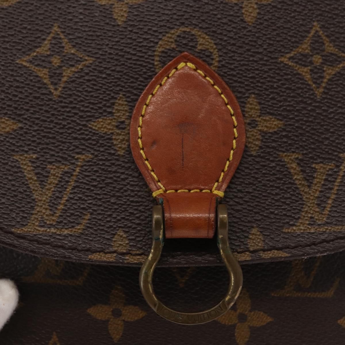 LOUIS VUITTON Monogram Saint Cloud PM Shoulder Bag M51244 LV Auth 163619