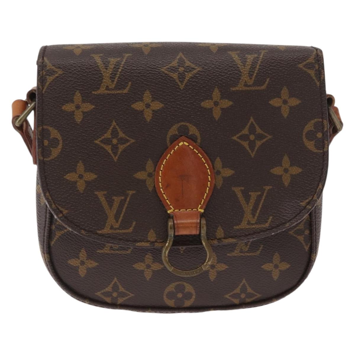 LOUIS VUITTON Monogram Saint Cloud PM Shoulder Bag M51244 LV Auth 163619