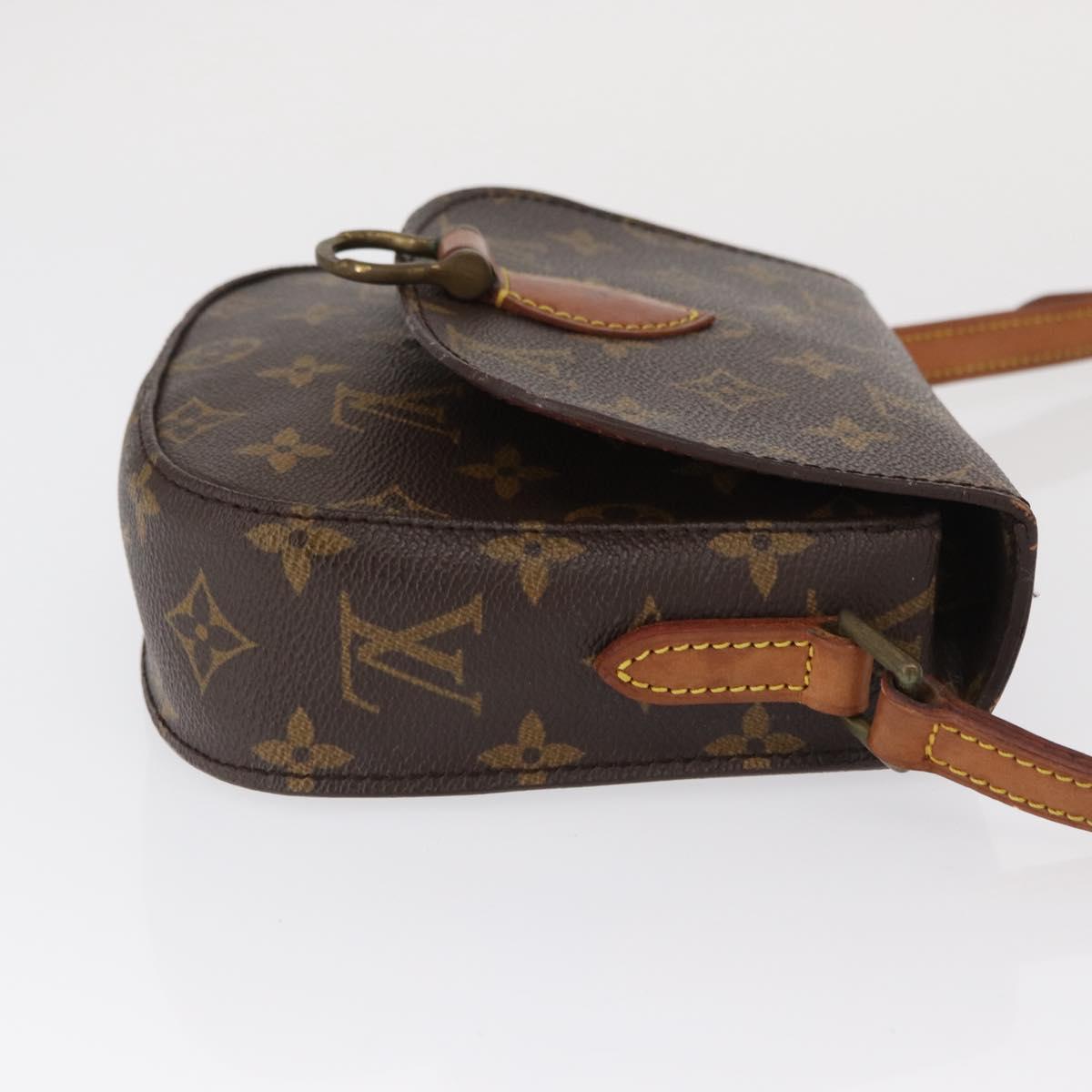 LOUIS VUITTON Monogram Saint Cloud PM Shoulder Bag M51244 LV Auth 163619