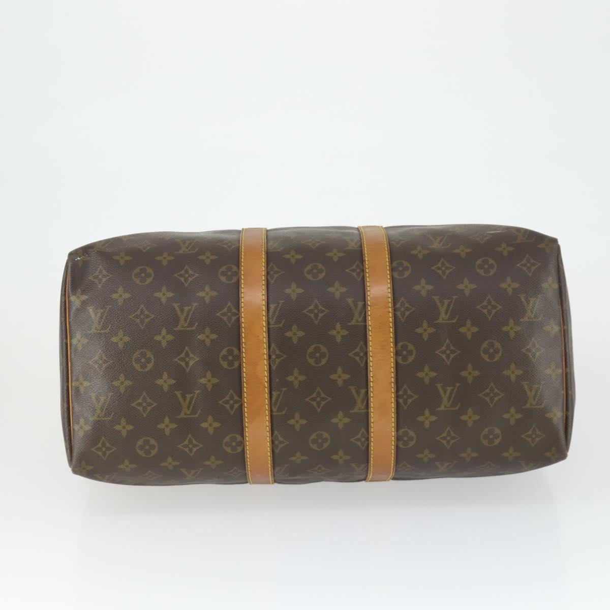 LOUIS VUITTON Monogram Keepall 45 Boston Bag M41428 LV Auth 163637