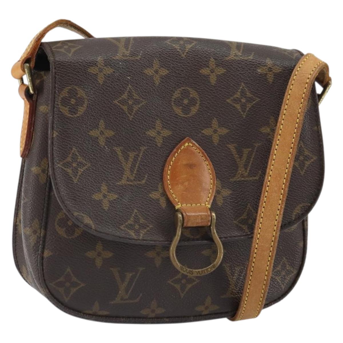 LOUIS VUITTON Monogram Saint Cloud MM Shoulder Bag M51243 LV Auth 163643