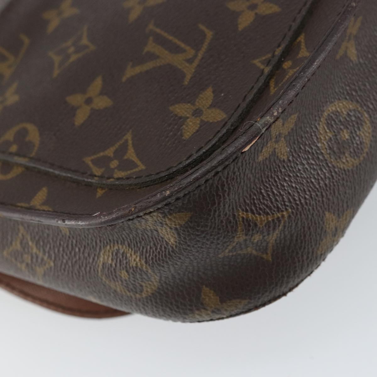 LOUIS VUITTON Monogram Saint Cloud MM Shoulder Bag M51243 LV Auth 163643