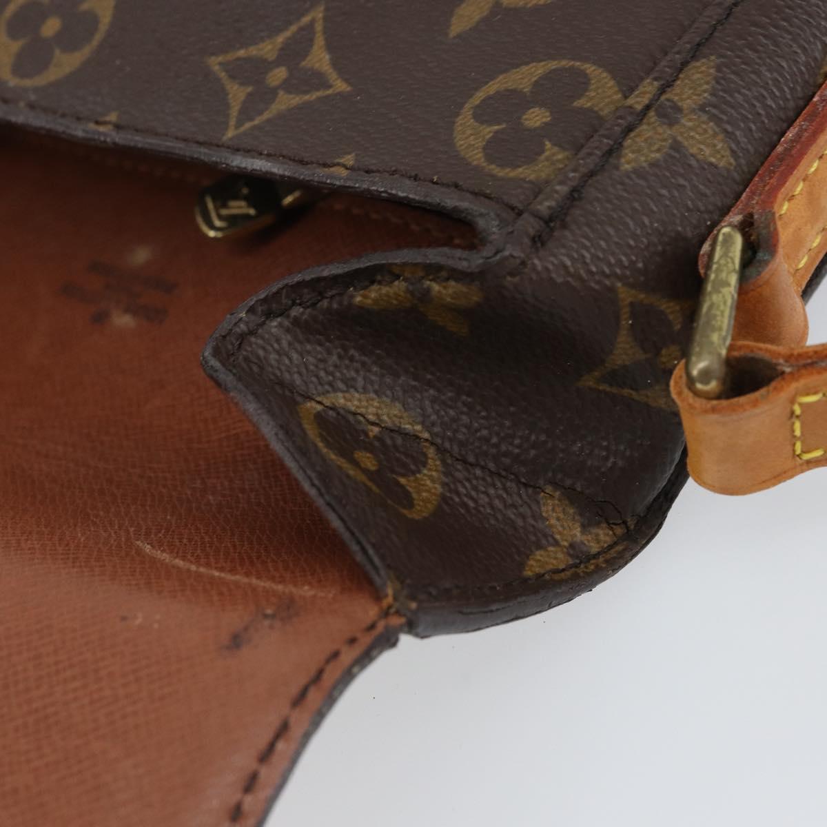 LOUIS VUITTON Monogram Saint Cloud MM Shoulder Bag M51243 LV Auth 163643