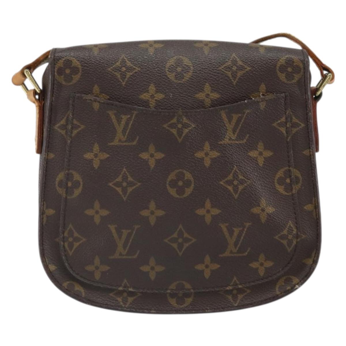 LOUIS VUITTON Monogram Saint Cloud MM Shoulder Bag M51243 LV Auth 163643