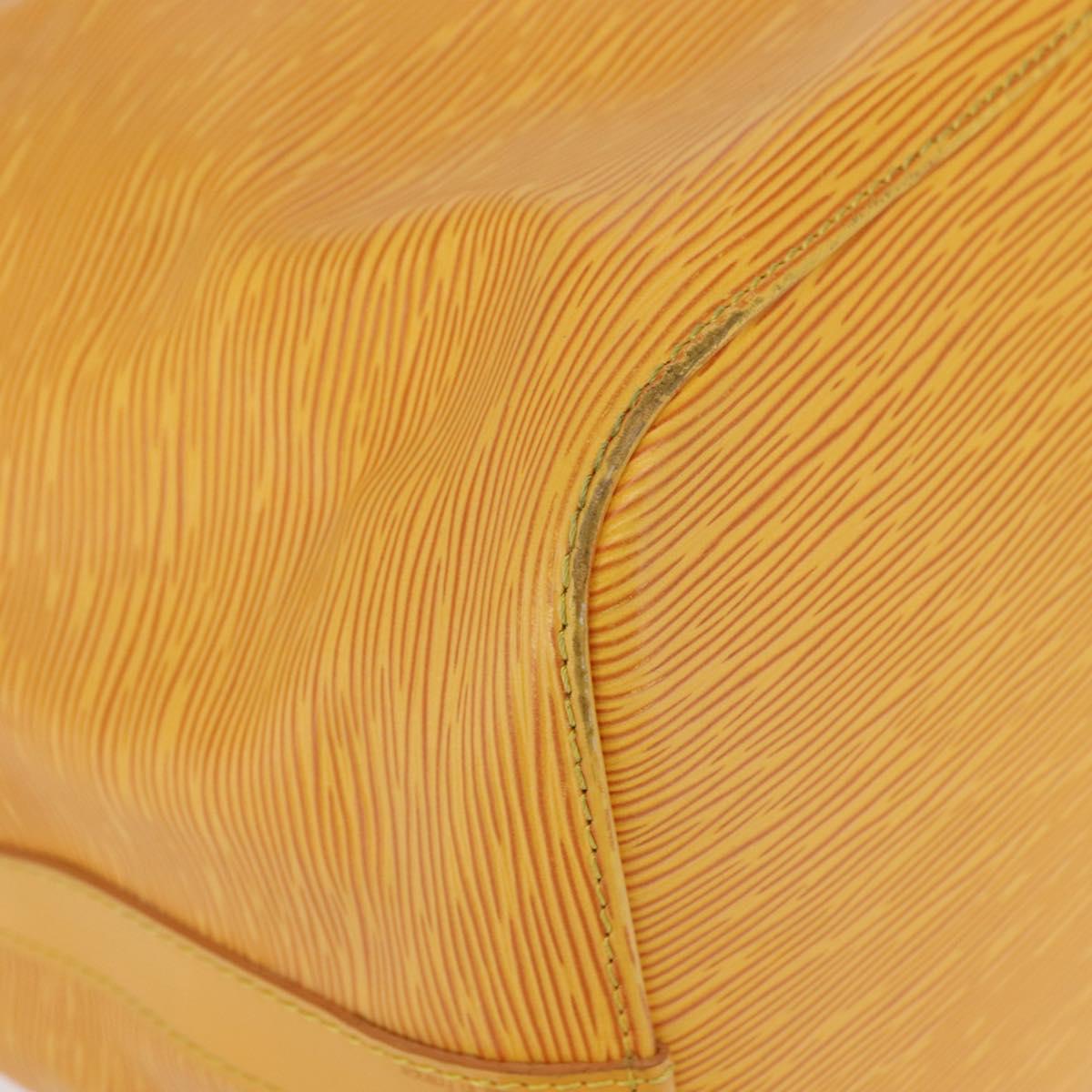 LOUIS VUITTON Epi Petit Noe Shoulder Bag Yellow M44109 LV Auth 163645