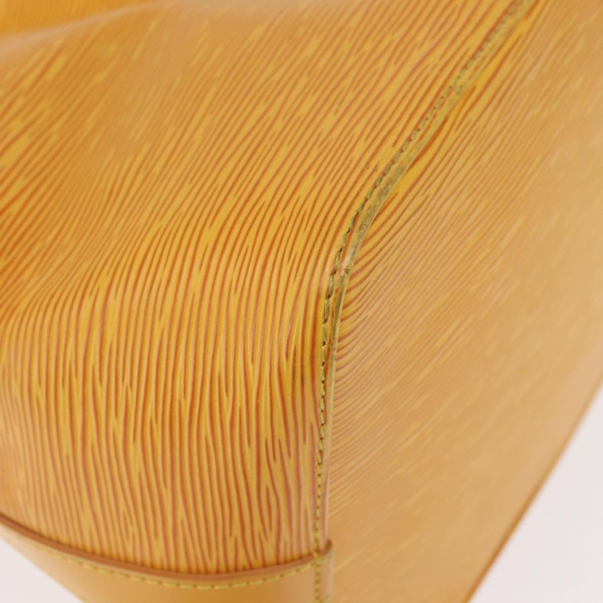 LOUIS VUITTON Epi Petit Noe Shoulder Bag Yellow M44109 LV Auth 163645