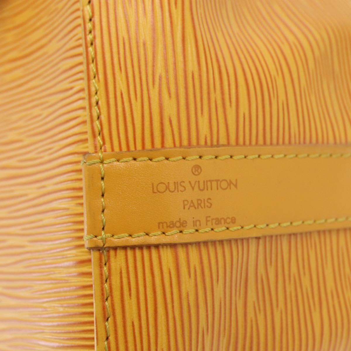 LOUIS VUITTON Epi Petit Noe Shoulder Bag Yellow M44109 LV Auth 163645