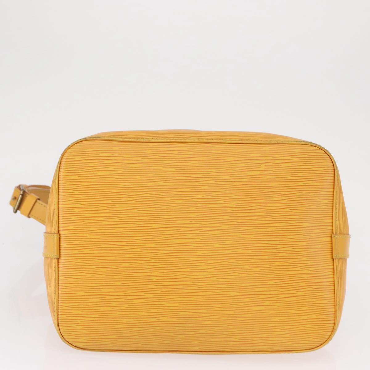 LOUIS VUITTON Epi Petit Noe Shoulder Bag Yellow M44109 LV Auth 163645