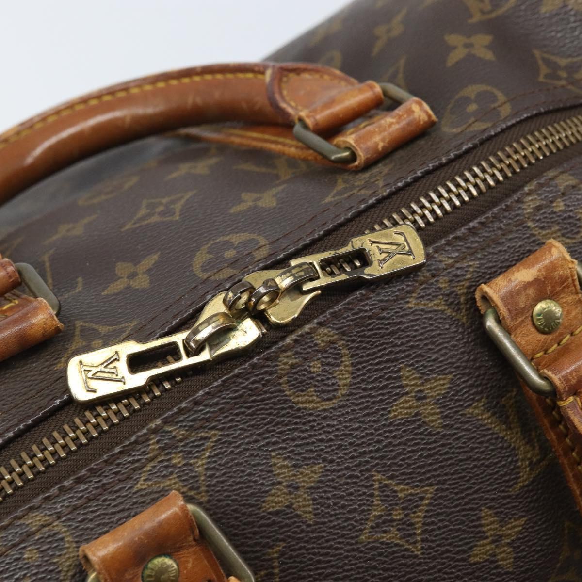 LOUIS VUITTON Monogram Keepall 45 Boston Bag M41428 LV Auth 163647