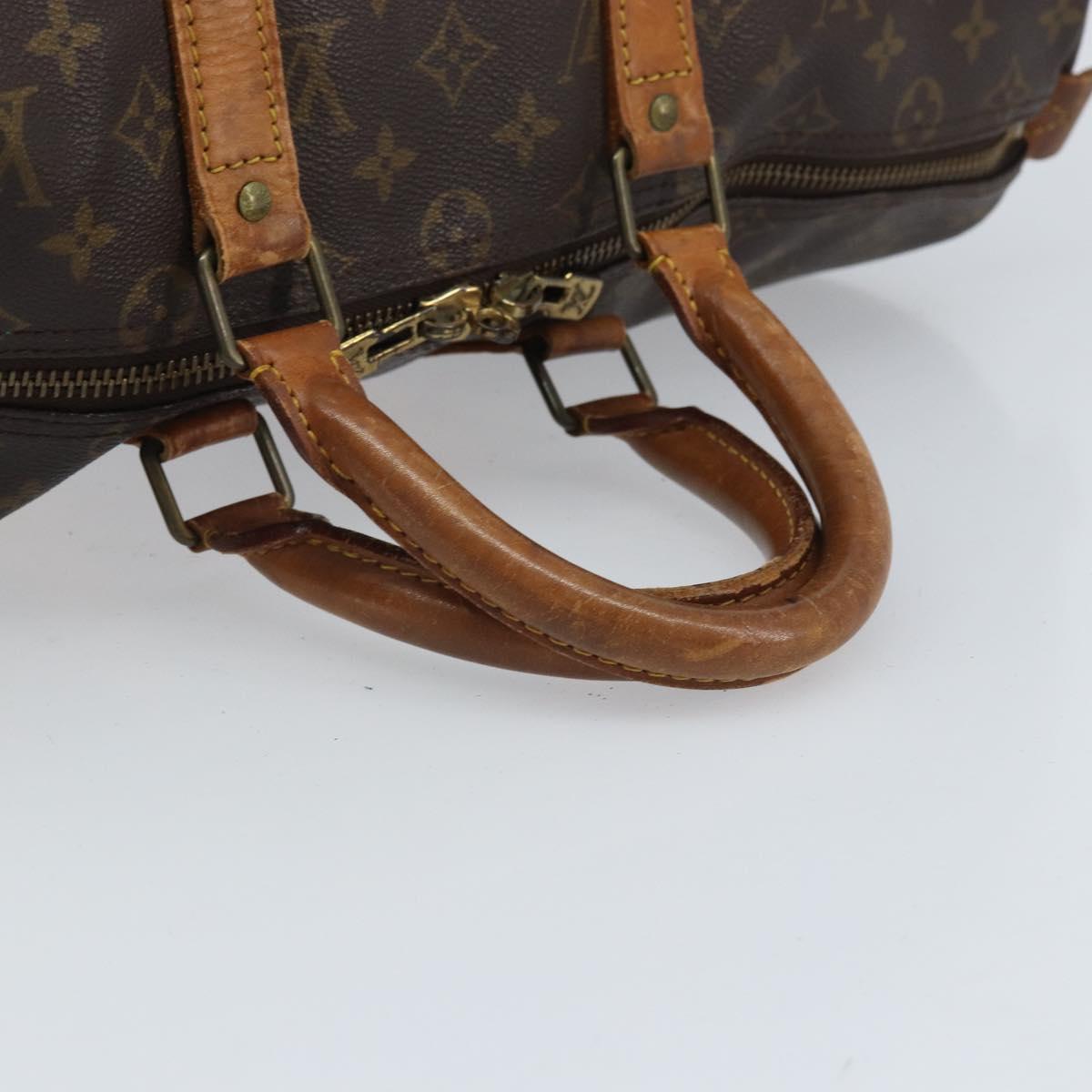 LOUIS VUITTON Monogram Keepall 45 Boston Bag M41428 LV Auth 163647